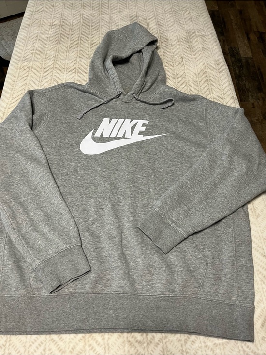 Nike Other - Nike Men's Grey Logo Hoodie XL